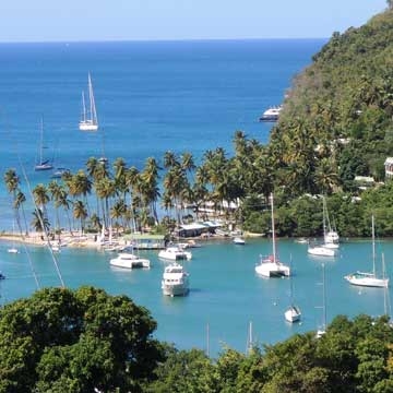 Martinique Diamant Beach